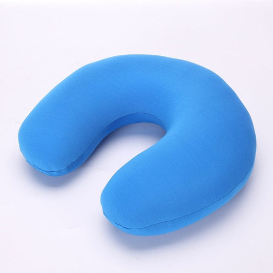 Coussin de Voyage Microbilles Bleu Ciel - Explorez avec Confort