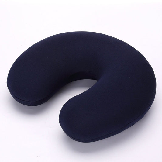Coussin de Voyage Microbilles Bleu Marine - Explorer en Confort