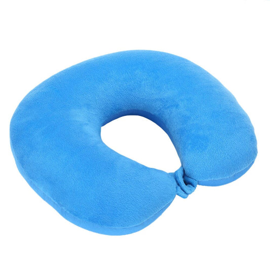 Coussin de Voyage microbilles - Confort Bleu Ciel
