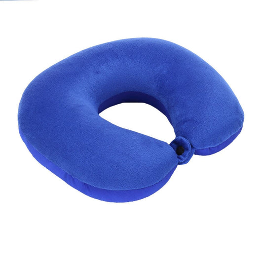 Coussin de Voyage Microbilles Confort Horizon Bleu