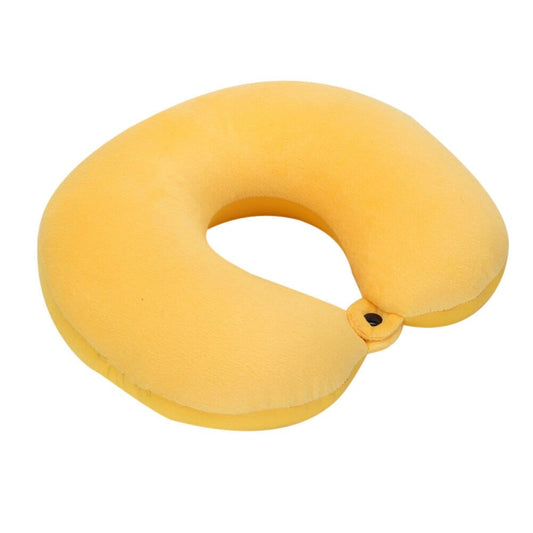 Coussin de Voyage Microbilles Confort - Jaune