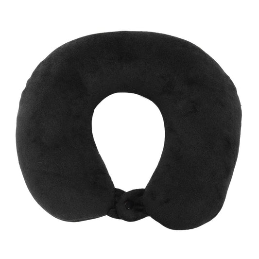 Coussin de Voyage Microbilles Confort - Édition Voyage Noir