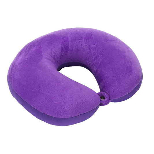 Coussin de Voyage en Microbilles Confort - Violet