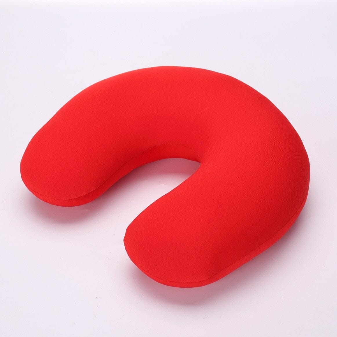 Coussin de Voyage Microbilles Rouge - Voyagez avec Confort