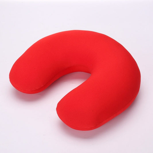 Coussin de Voyage Microbilles Rouge - Voyagez avec Confort