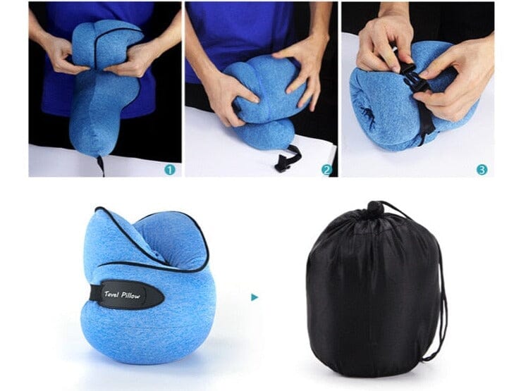 Coussin de Voyage en Mousse à Mémoire de Forme - Travel Pillow