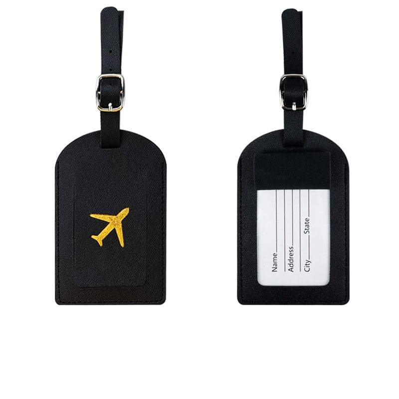 Étiquette Bagage - Avion Gold