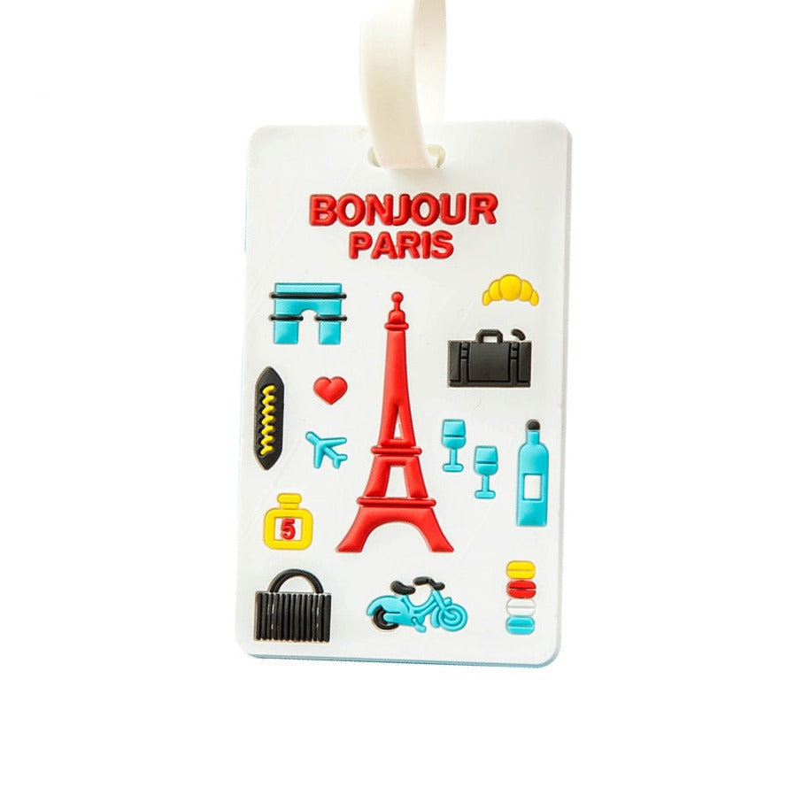 Étiquette Bagage - Voyage à Paris