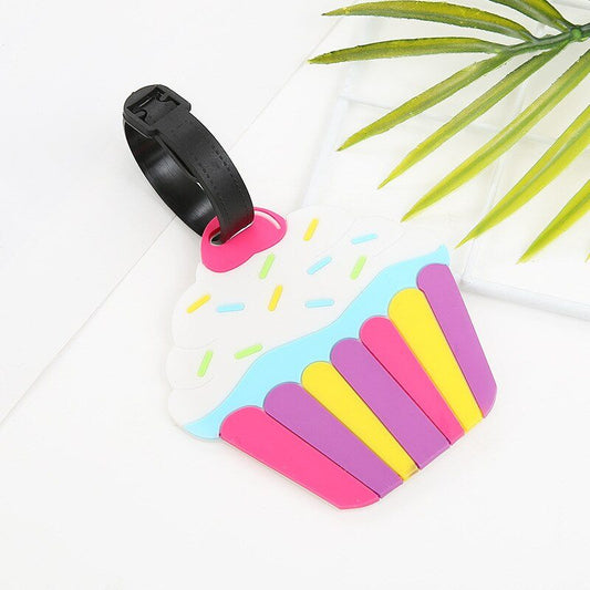 Étiquette Bagage Voyage Cupcake