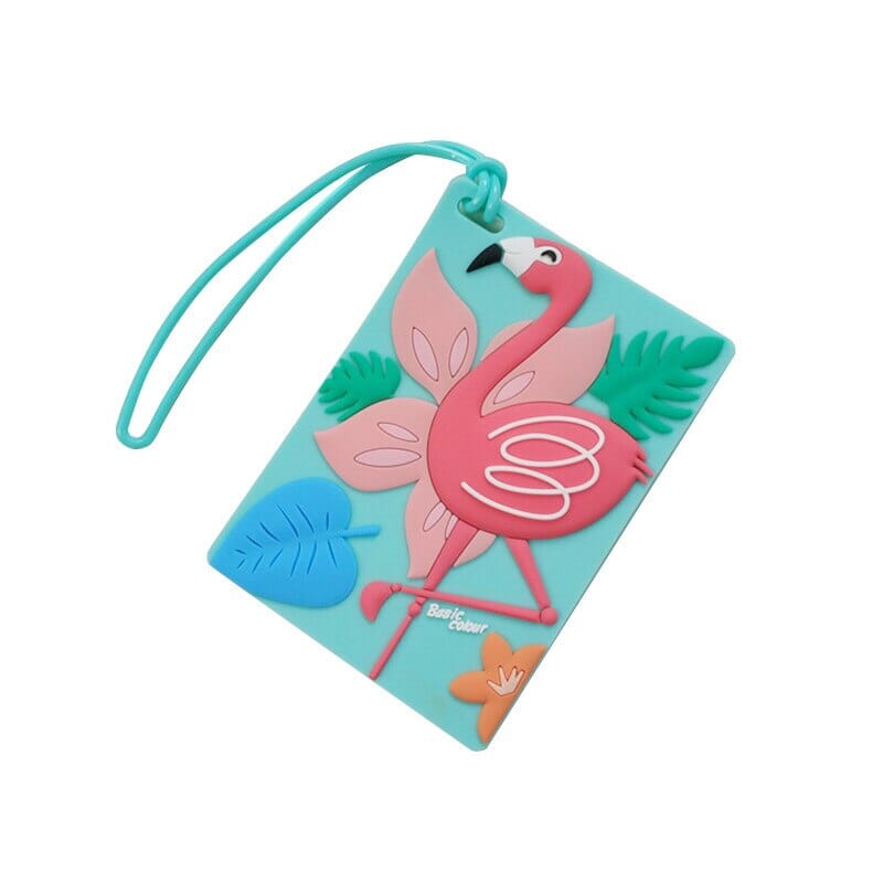 Étiquette Bagage - Flamingo Summer Explorer