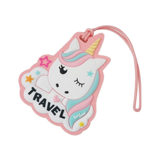 Étiquette Bagage Licorne Voyage
