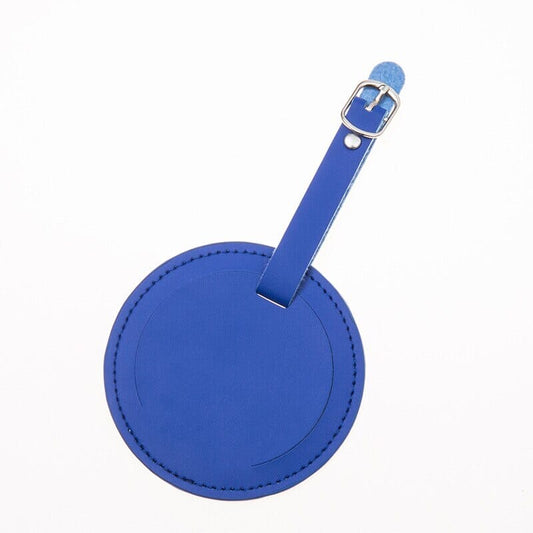 Étiquette Bagage Voyage - Rond Bleu Marine