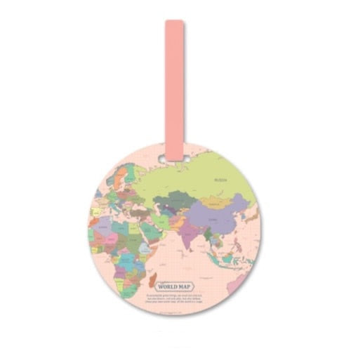Étiquette Bagage - World Map Adventure