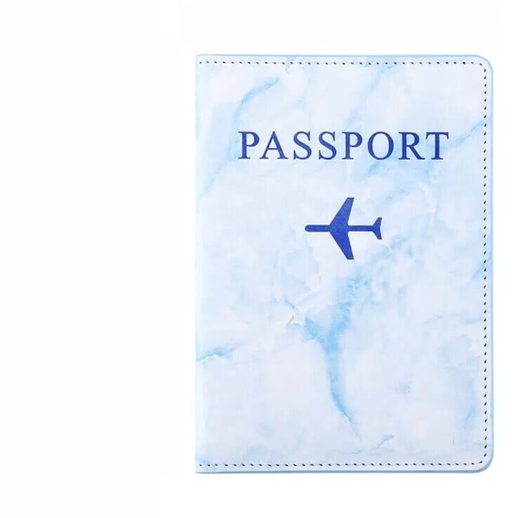 Étui Passeport Marbre - Voyage en Avion