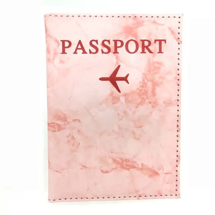 Étui Passeport Marbre - Voyage en Avion