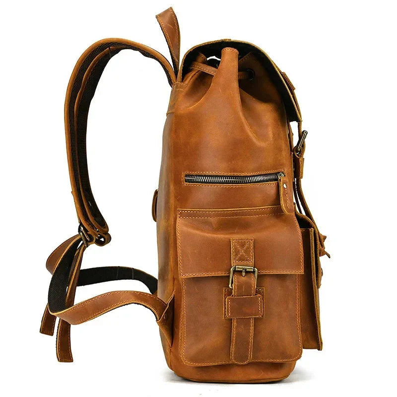 Grand Sac à Dos en Cuir pour Homme