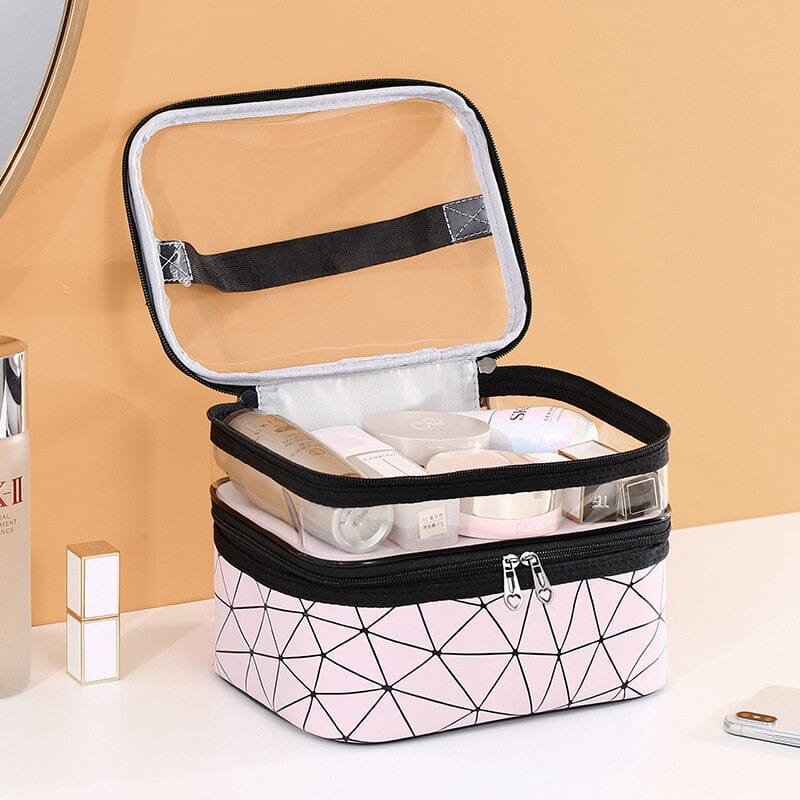 Grand Vanity de Voyage Femme - Maquillage & Toilette Deluxe
