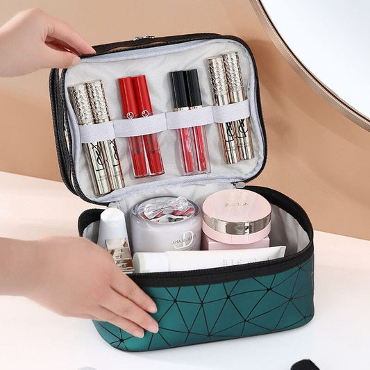 Grand Vanity de Voyage Femme - Maquillage & Toilette Deluxe