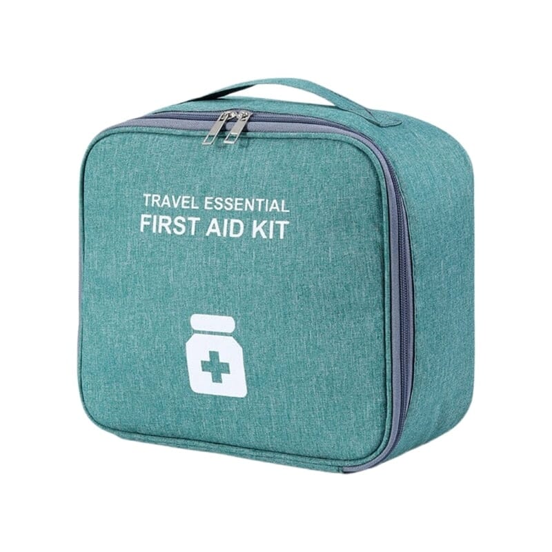 Grande Trousse à Pharmacie pour Voyager Essentials (Vert)