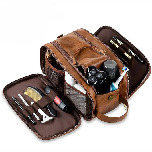 Grande Trousse de Toilette Homme Barbe & Rasage - Voyage Edition