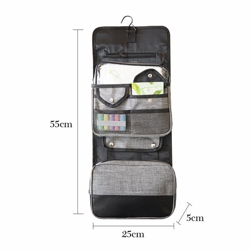 Trousse de Voyage pour Homme - À Suspendre & Pliable