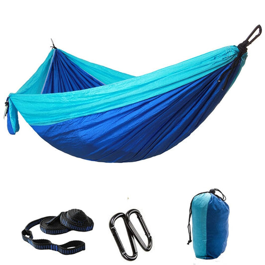 Hamac de Voyage pour Deux Personnes (Bleu)