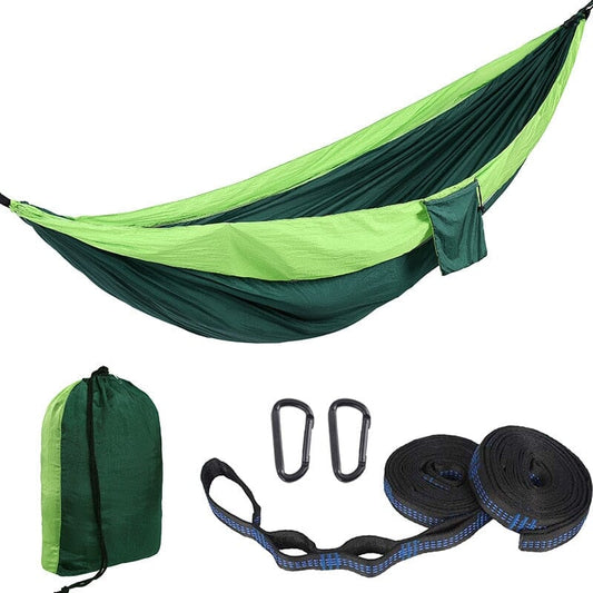 Hamac de Voyage pour 2 Personnes (Vert)