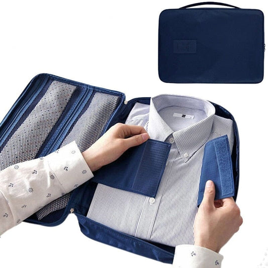 Housse de Chemises pour Voyager avec Rangement Cravates