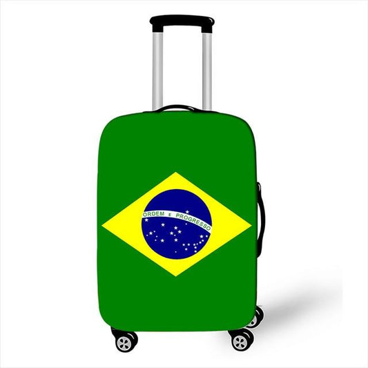 Valise Cover - Drapeau du Brésil