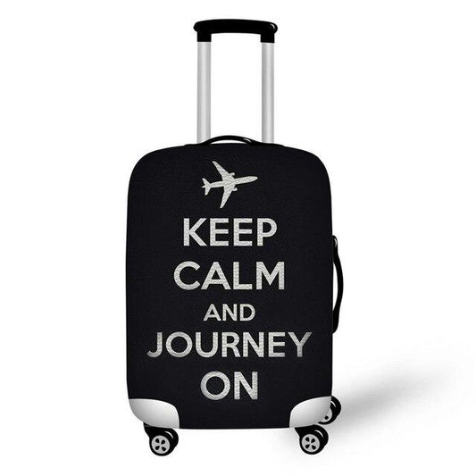 Housse de Valise Keep Calm & Voyage On