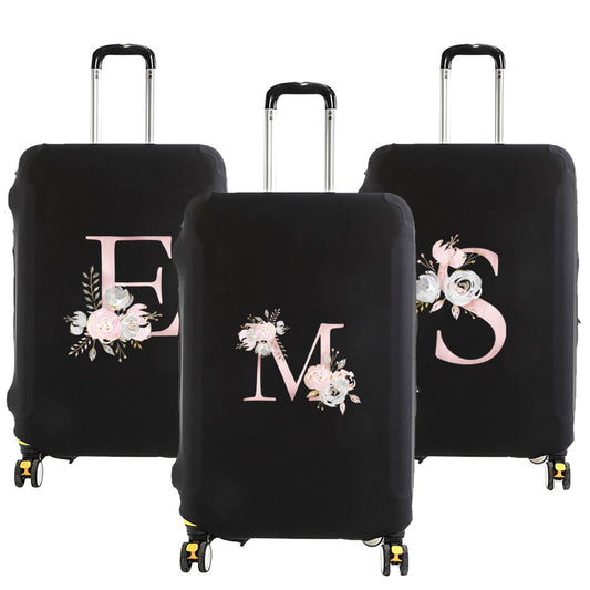 Housse de Valise Pink Gardenia Letter
