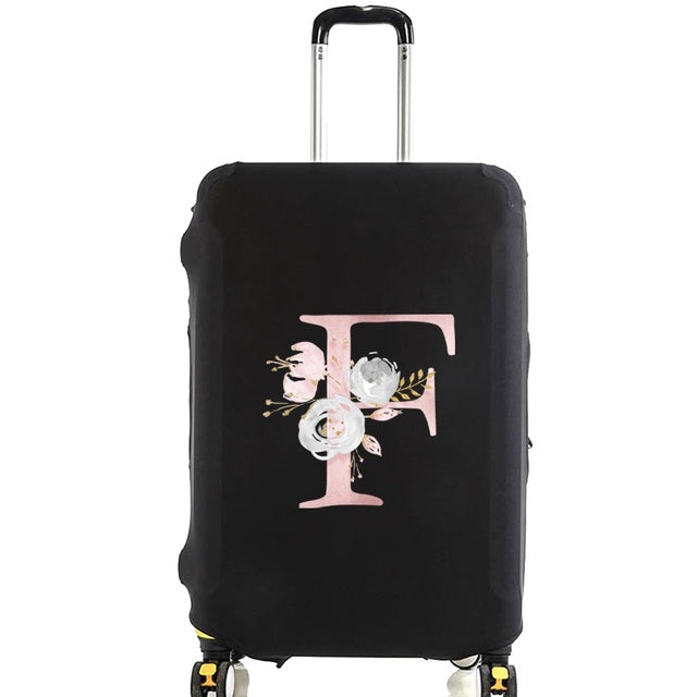 Housse de Valise Pink Gardenia Letter