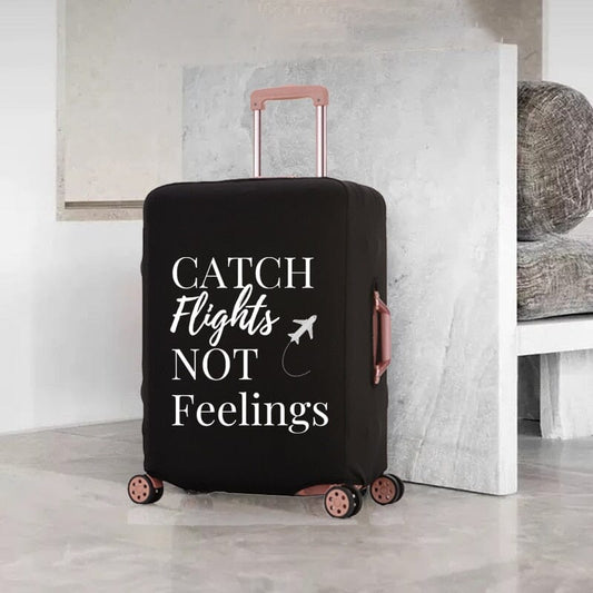 Housse de Protection pour Valise Avion - Catch Flights Not Feelings