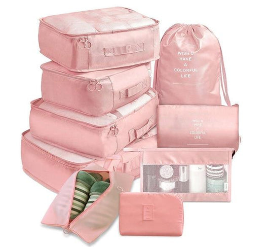 Valise Organics - Colorful Life (Set de 9, Rose)