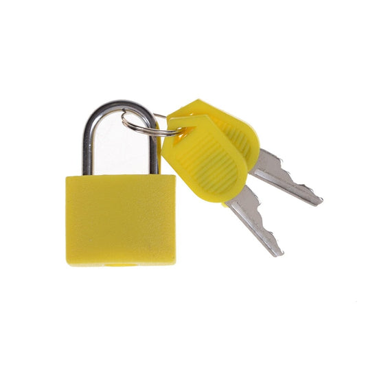 Cadenas à Clé pour Valise Jaune