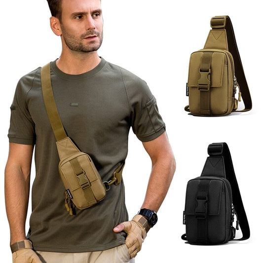 Petit Sac de Poitrine Militaire Voyageur Homme