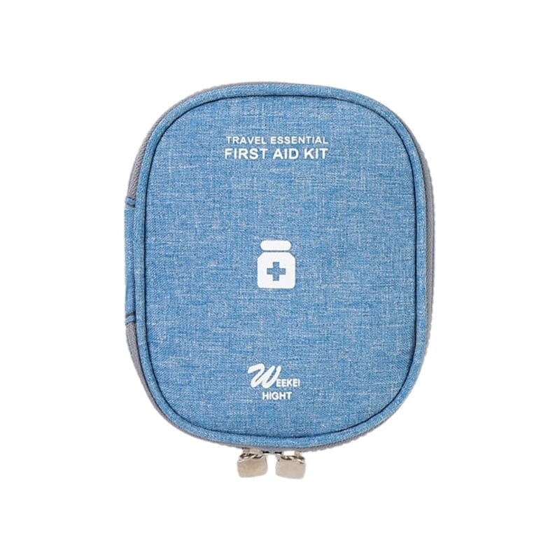 Trousse de Premiers Secours de Voyage Vide - Essentiel de Voyage (Bleu)