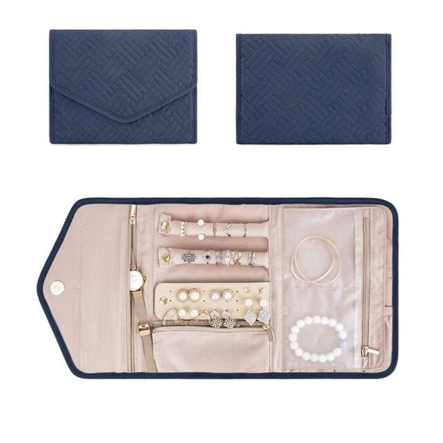 Pochette à Bijoux de Voyage en Tissus Colorés