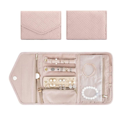 Pochette à Bijoux de Voyage en Tissus Colorés