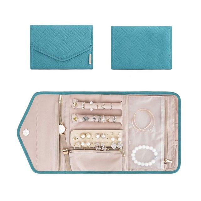 Pochette à Bijoux de Voyage en Tissus Colorés