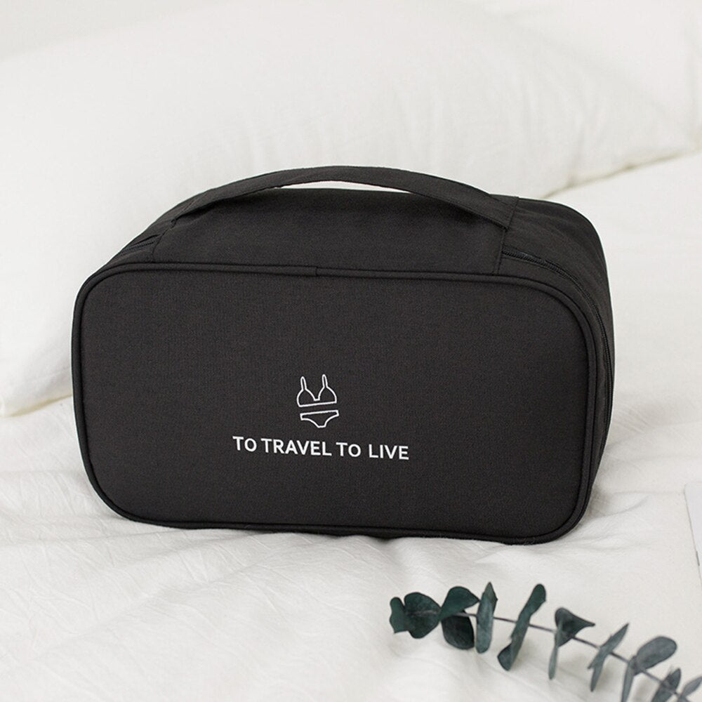 Pochette de Voyage To Travel To Live pour Sous-Vêtements