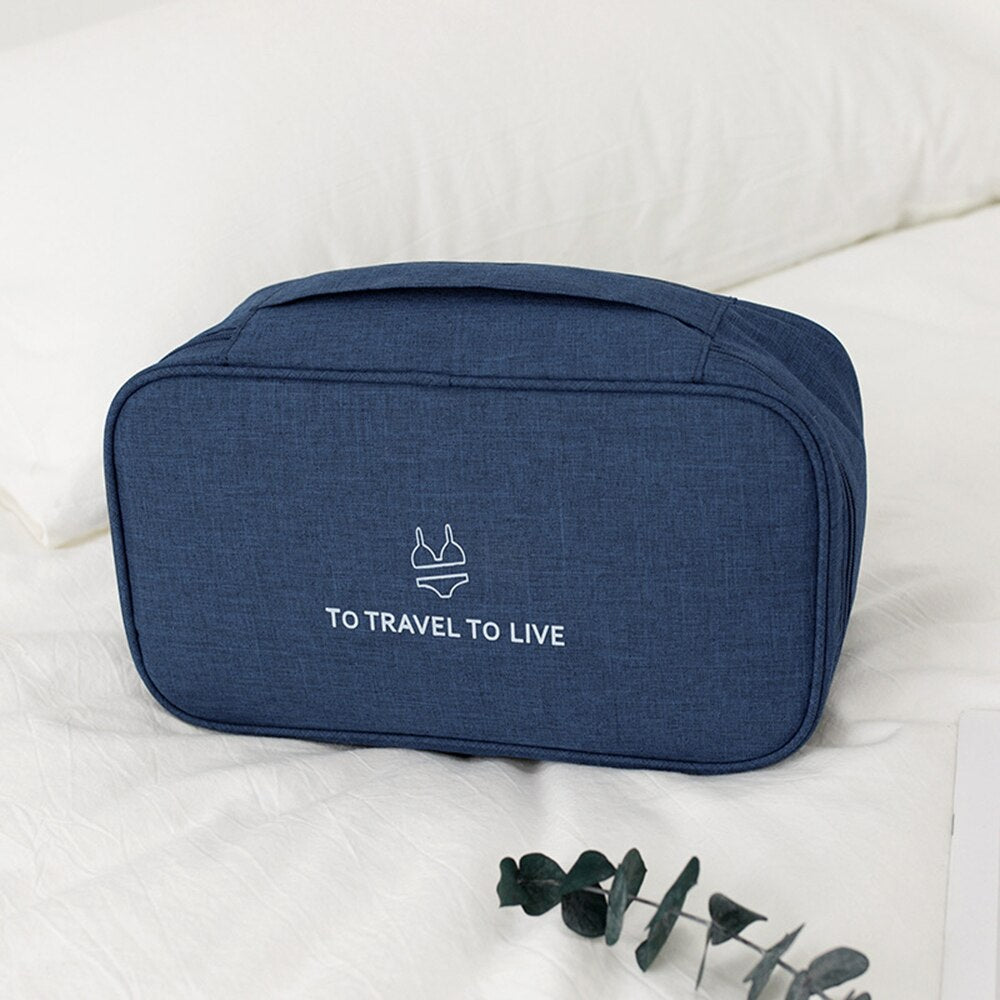 Pochette de Voyage To Travel To Live pour Sous-Vêtements
