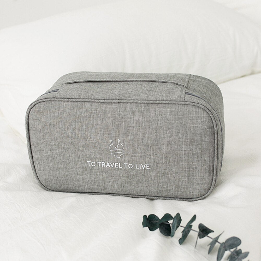 Pochette de Voyage To Travel To Live pour Sous-Vêtements