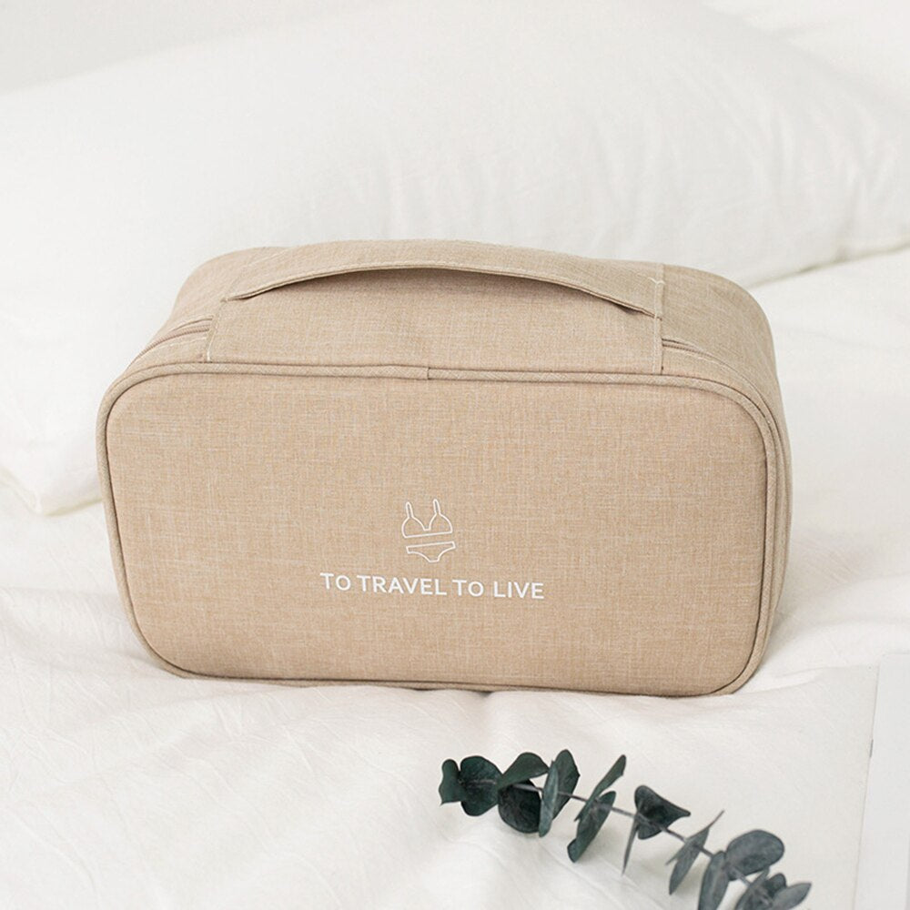 Pochette de Voyage To Travel To Live pour Sous-Vêtements