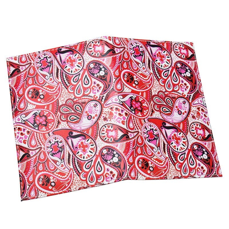 Pochette Passeport Vintage - Motif Paisley