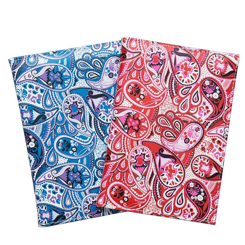 Pochette Passeport Vintage - Motif Paisley