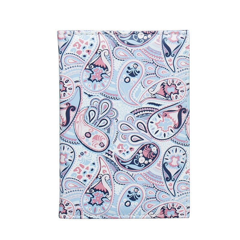 Pochette Passeport Vintage - Motif Paisley
