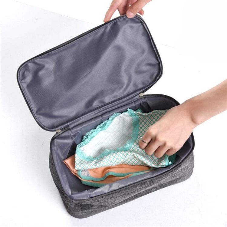 Pochette de Voyage pour Sous-Vêtements - TravelBasics (Gris)