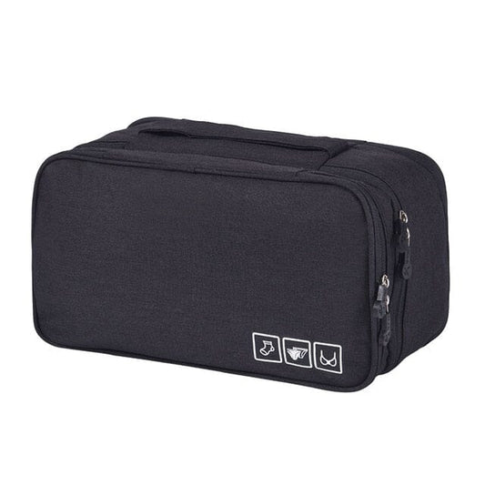 Pochette Sous-Vêtements de Voyage TravelBasics (Noir)
