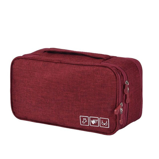 Pochette de Voyage pour Sous-Vêtements - TravelBasics (Rouge)